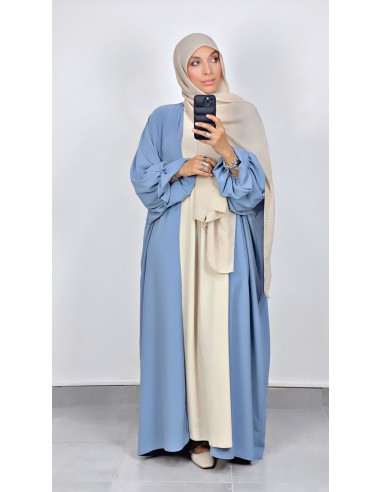 Kimono Manche tulipe "Lydia" Bleu