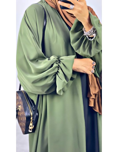 Kimono Manche tulipe "Lydia" Kaki