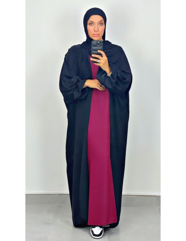 Kimono Manche tulipe "Lydia" Noir