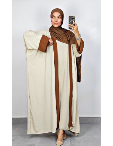 Kimono long "Dubai" Beige