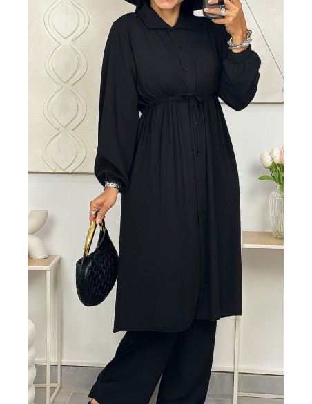 Ensemble pantalon " Nina" Noir