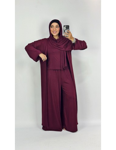 Ensemble pantalon Mastour "4 pièces" Bordeau