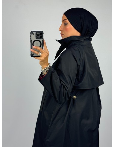 Parka longue Noir