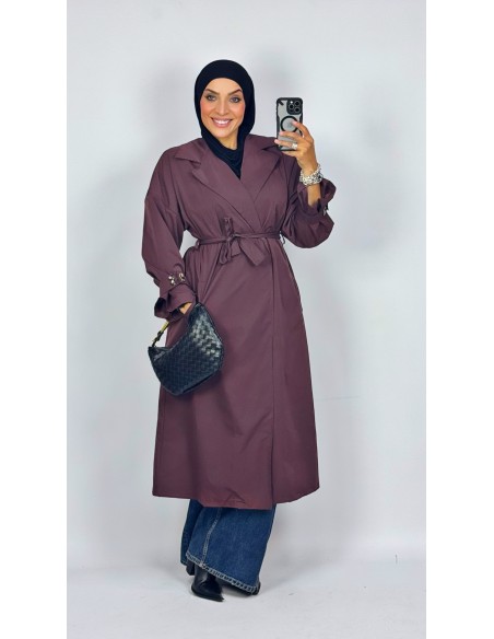 Trench Imper Long Choco