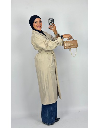 Trench Imper Long Beige