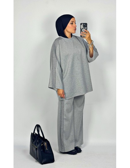 Ensemble street "Mastour" Gris