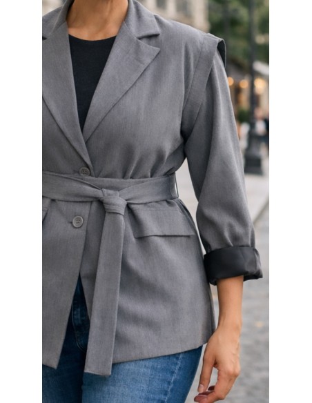 Veste "Capitaine" Gris