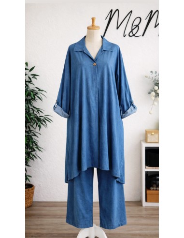 Tunique Denim maxi
