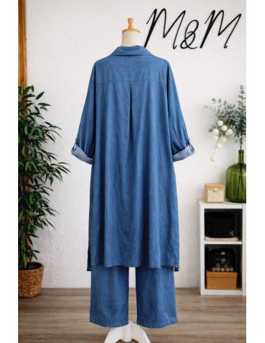 Tunique Denim maxi