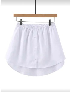 Bas de chemise Blanc