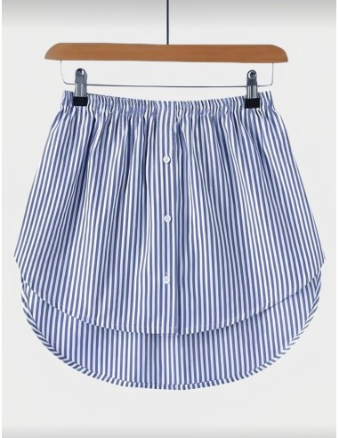 Bas de chemise Rayé bleu