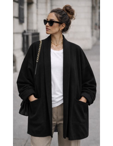 Veste sportswear Oversize Noir