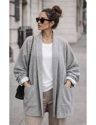 Veste sportswear Oversize Gris