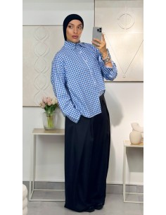 Chemise petits carreaux Bleu 2