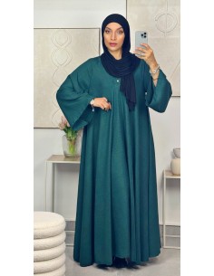Robe longue "Tulipe" Vert 2