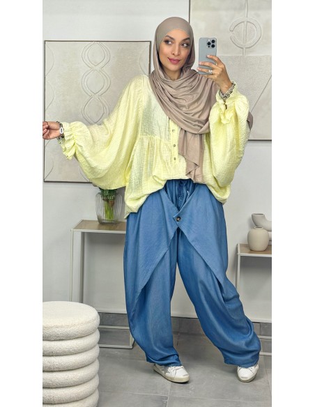 Blouse "Flora" Jaune