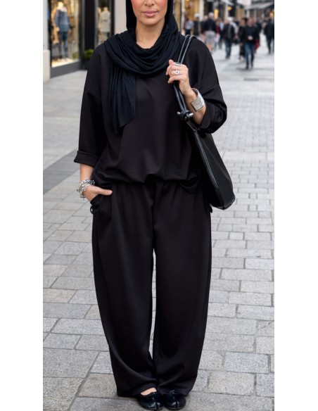 Ensemble pantalon "COSY" Noir