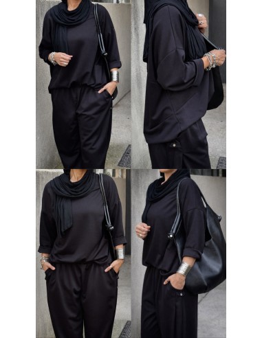 Ensemble pantalon "COSY" Noir
