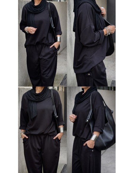 Ensemble pantalon "COSY" Noir