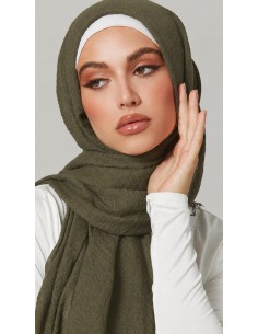 Foulard Viscose Kaki