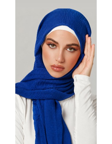 Foulard Viscose Bleu