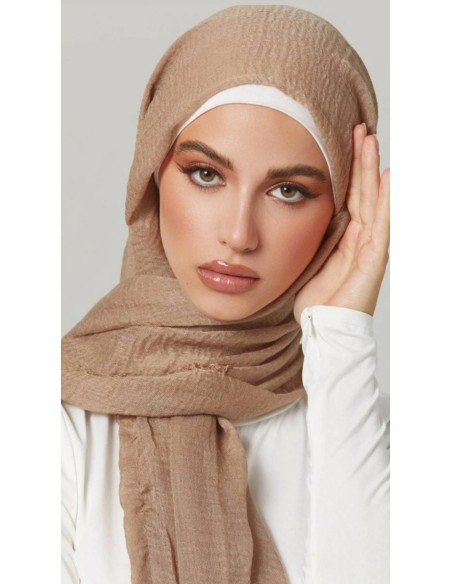 Foulard Viscose Beige