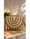 Pochette été  beige/marron