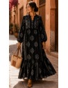 Robe longue "Lolita" Noir