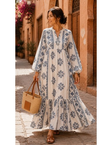 Robe longue "Lolita" Blanc
