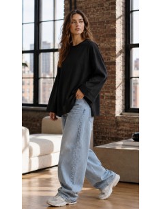 Top tunique "Basic" Noir