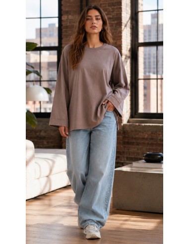 Top tunique "Basic" Taupe