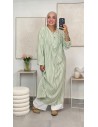 Robe longue "Nice " Vert