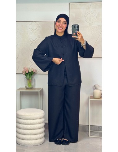 Ensemble Pantalon "Japonis" Noir