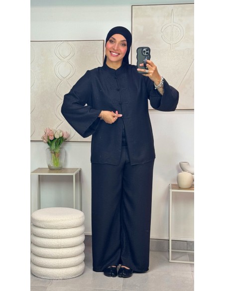 Ensemble Pantalon "Japonis" Noir