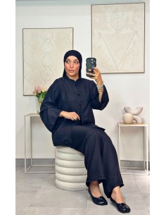 Ensemble Pantalon "Japonis" Noir 2
