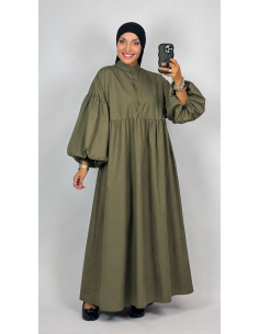Robe Longue en Popeline  Femme | Robe Mastour Chic – Mode & Mastour