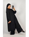 Ensemble Rayé Femme | Chemise Longue & Pantalon Fluide – Mode & Mastour