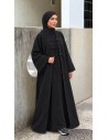 Manteau kimono long femme à attaches | Modest Fashion