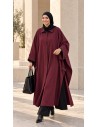 Cape longue oversize femme | Vêtement modest fashion  Méta-description