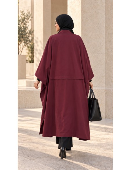 Cape longue oversize femme | Vêtement modest fashion  Méta-description