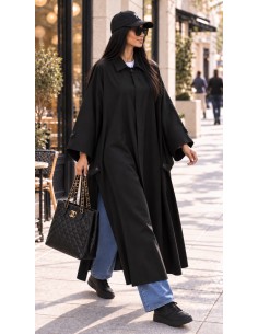 Cape longue oversize femme | Vêtement modest fashion  Méta-description
