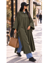 Cape longue oversize femme | Vêtement modest fashion  Méta-description