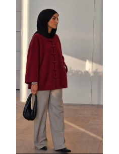 Pull épais en laine femme oversize | Modest Fashion