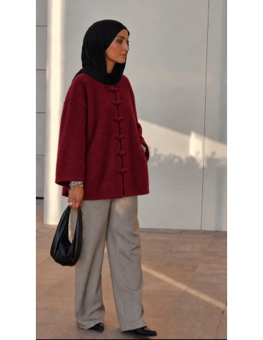 Pull épais en laine femme oversize | Modest Fashion
