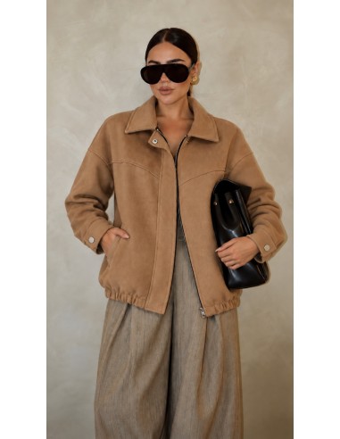 Veste Bomber Camel Femme Chic | ModeetMastour