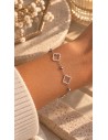 Bijoux en acier inoxydable  Inspiration Vancleef argent