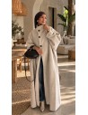 Manteau Long Oversize Femme Col Montant | ModeetMastour